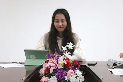 no视频
团委副书记徐怡情主持活动